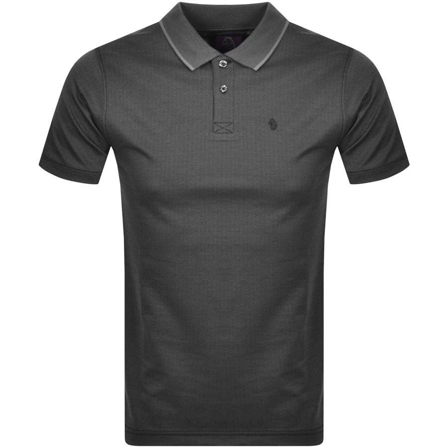 Alternative Image for ProductLuke 1977 Herringboner Polo T Shirt Black1